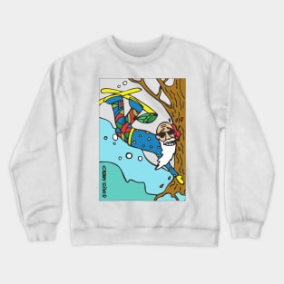 Grandpa skiing Crewneck Sweatshirt